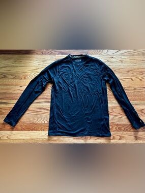 Smartwool Men's Long-Sleeve Crew Neck in Black